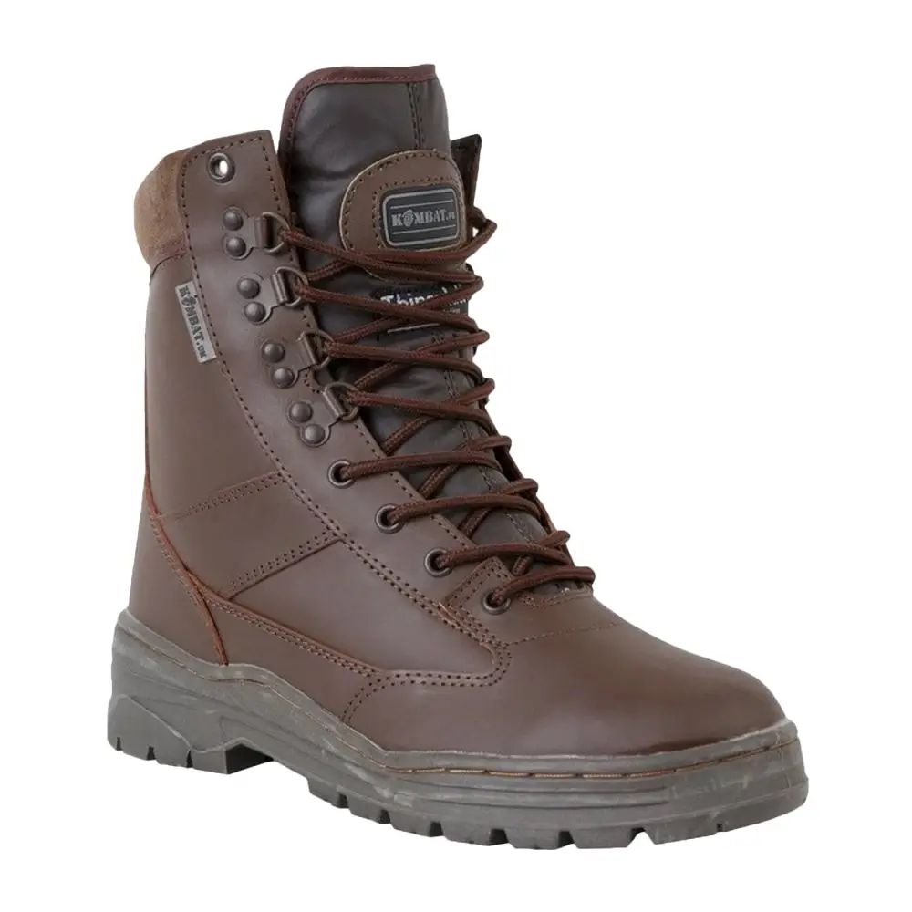 Kombat UK Leather Patrol Boots MoD Brown - Image 3
