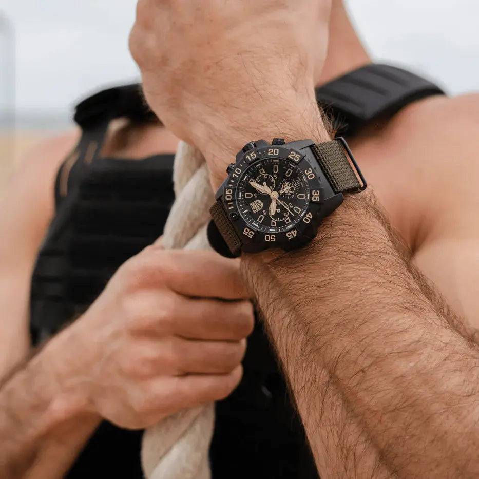 Luminox Navy Seal Foundation Chronograph Dive Watch Sand XS.3590.NSF.SET - Image 11