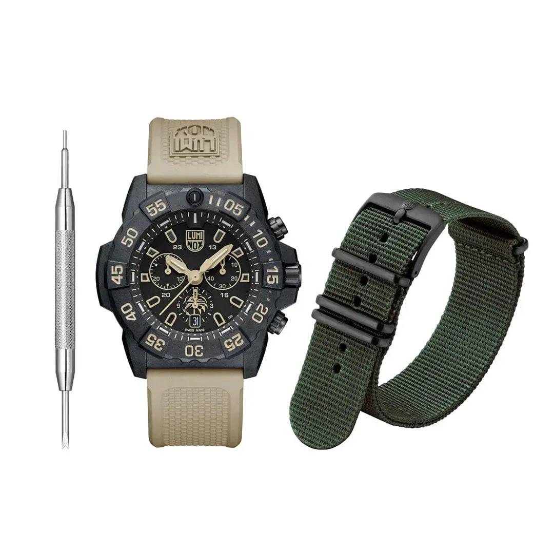 Luminox Navy Seal Foundation Chronograph Dive Watch Sand XS.3590.NSF.SET - Image 8