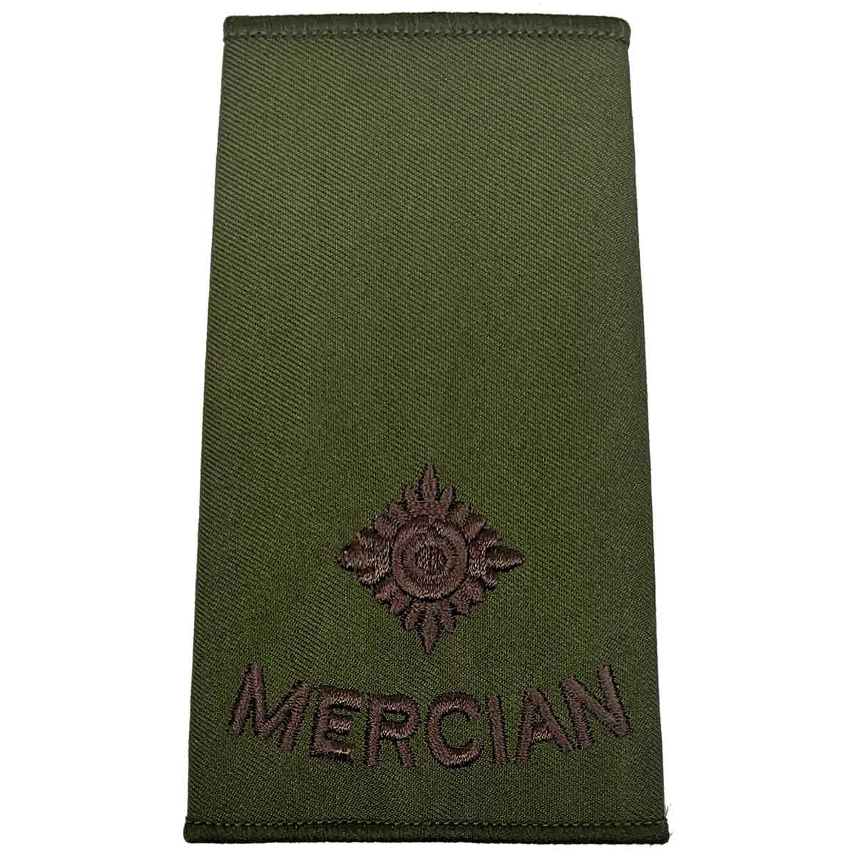 Mercian Regiment Olive Green Rank Slides (Pair) - Image 10