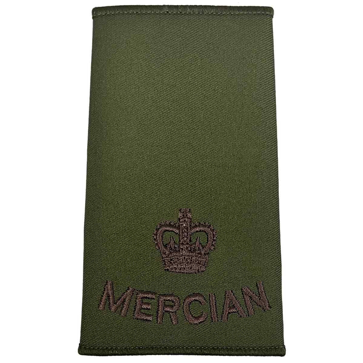 Mercian Regiment Olive Green Rank Slides (Pair) - Image 11