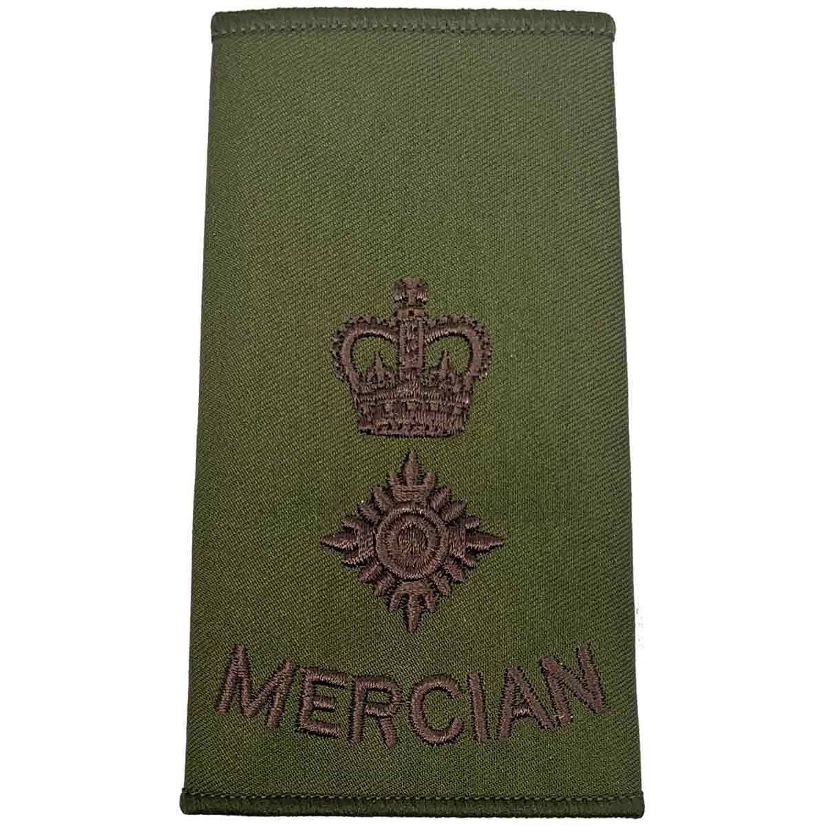 Mercian Regiment Olive Green Rank Slides (Pair) - Image 14
