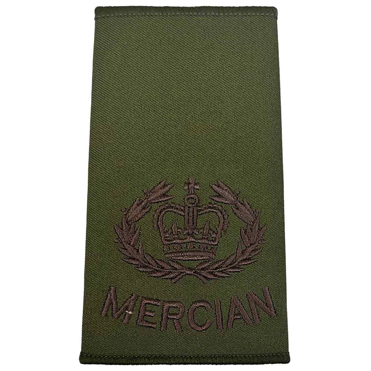 Mercian Regiment Olive Green Rank Slides (Pair) - Image 8