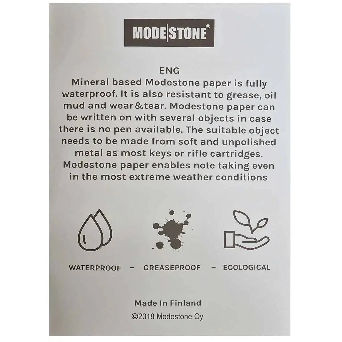 Modestone Shooters Waterproof A6 Logbook - Image 3