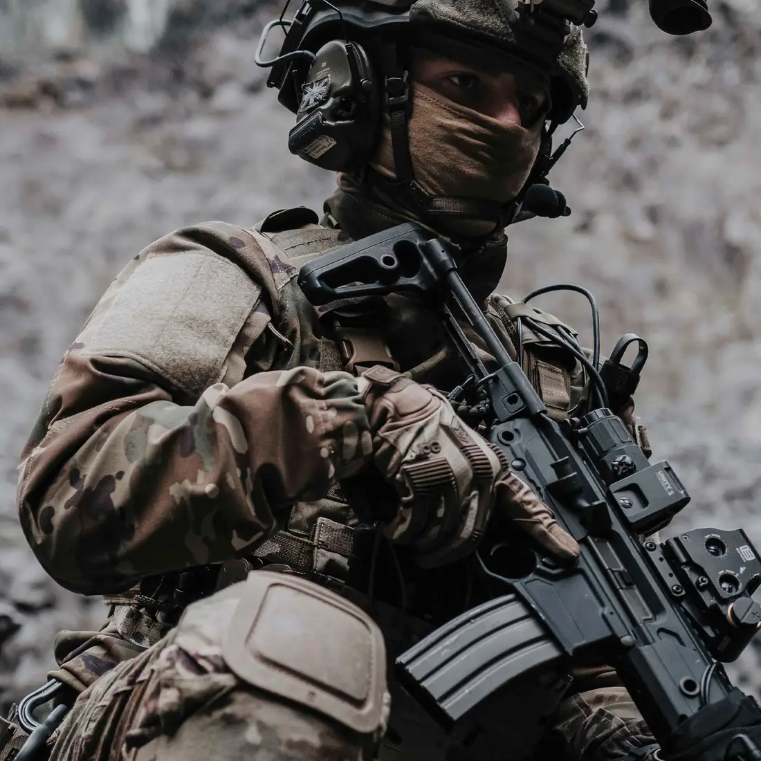 MoG Target High Abrasion Ergoshield Gloves Multicam - Image 5