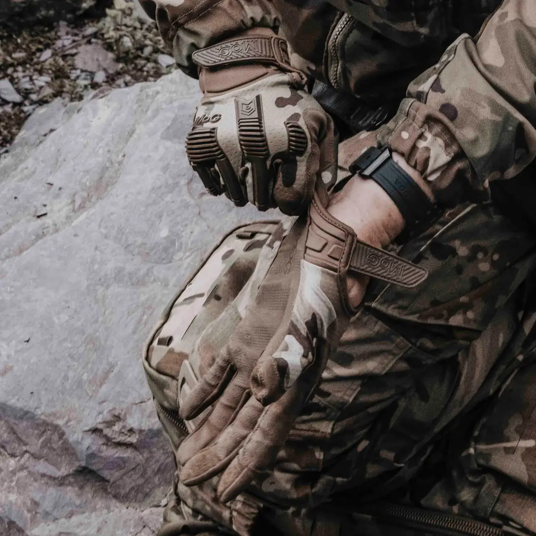 MoG Target High Abrasion Ergoshield Gloves Multicam - Image 7