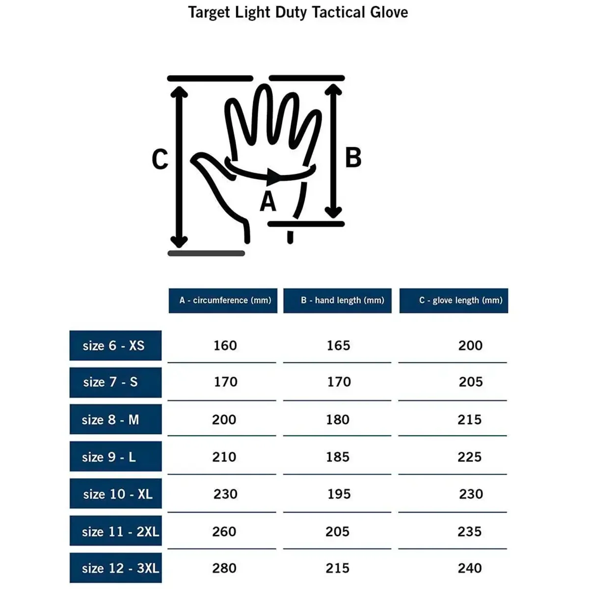 MoG Target Light Duty Gloves Multicam - Image 3