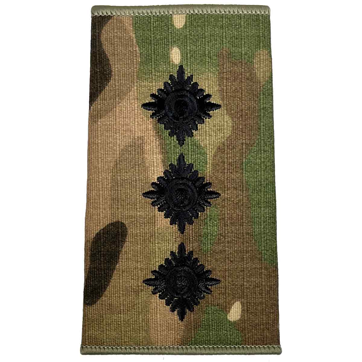 Multicam Rank Slides with Black Embroidery (Pair) - Image 12