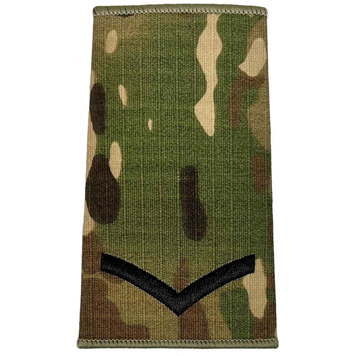 Multicam Rank Slides with Black Embroidery (Pair) - Image 2