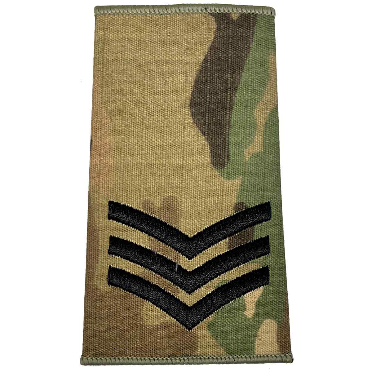 Multicam Rank Slides with Black Embroidery (Pair) - Image 4