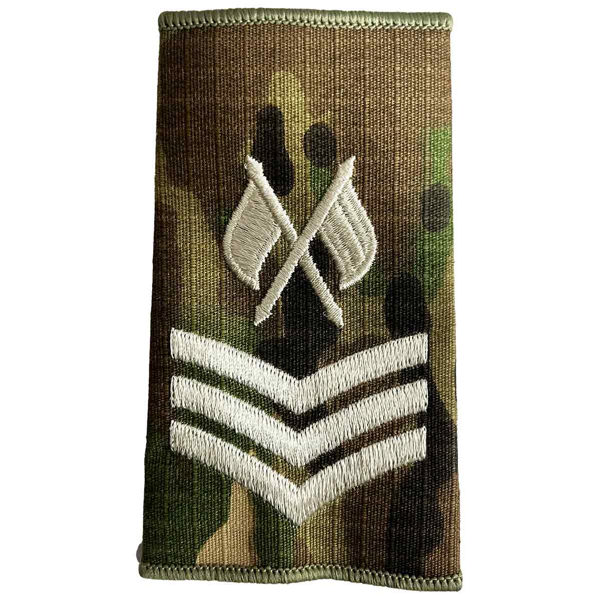 Multicam Rank Slides with Ivory Embroidery (Pair) - Image 11