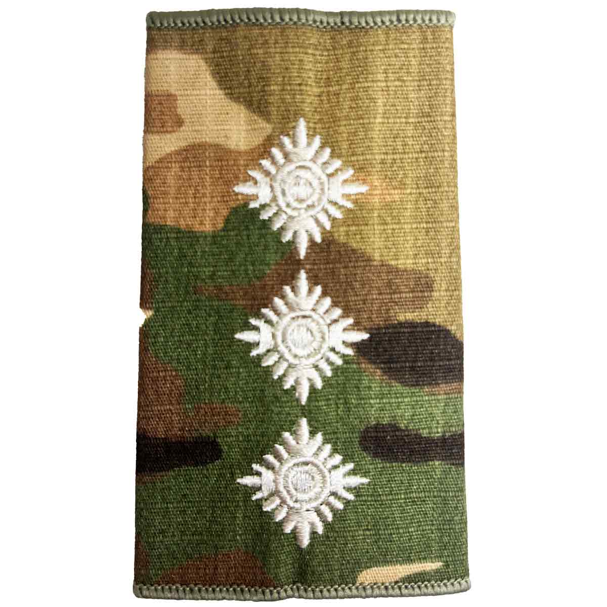 Multicam Rank Slides with Ivory Embroidery (Pair) - Image 3