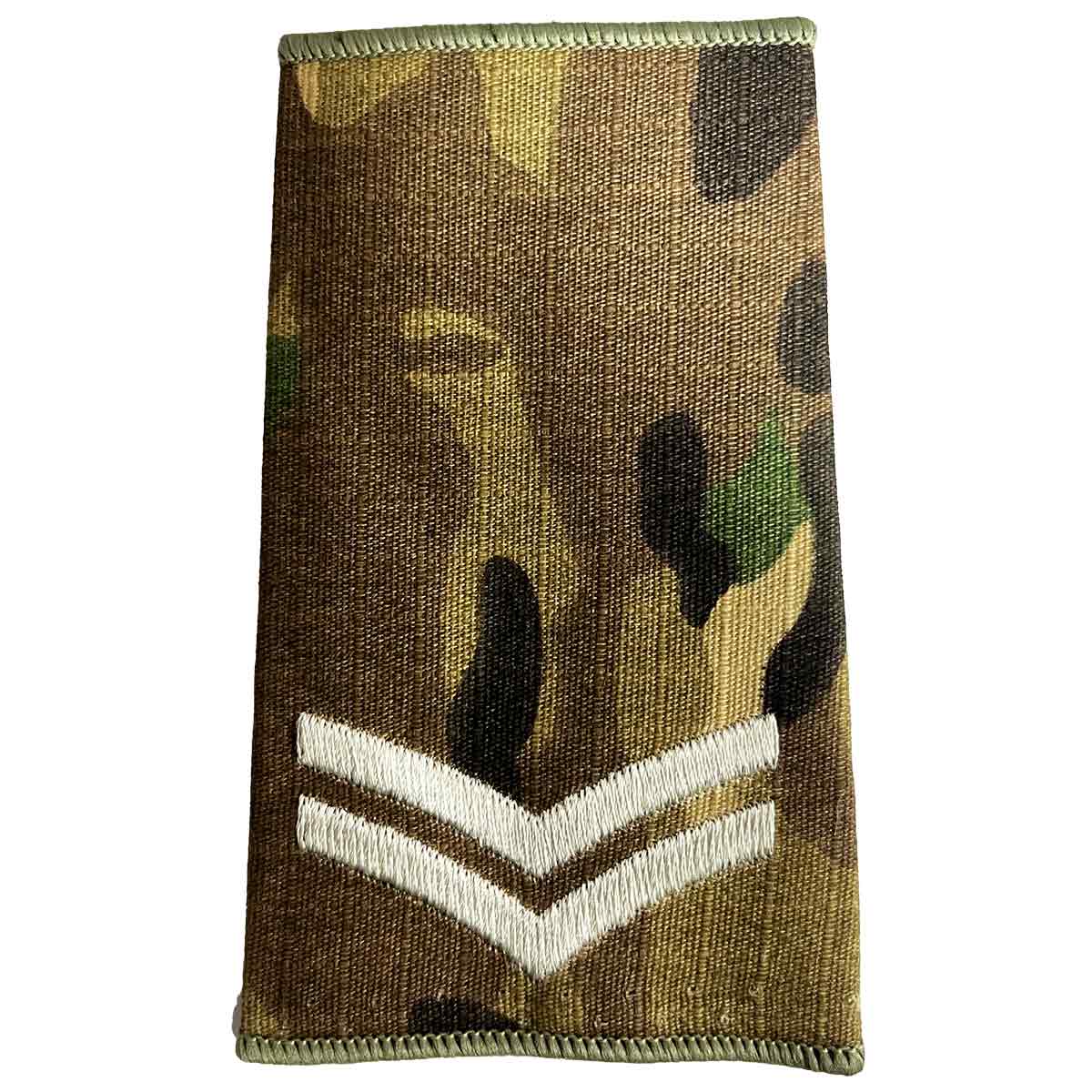 Multicam Rank Slides with Ivory Embroidery (Pair) - Image 5