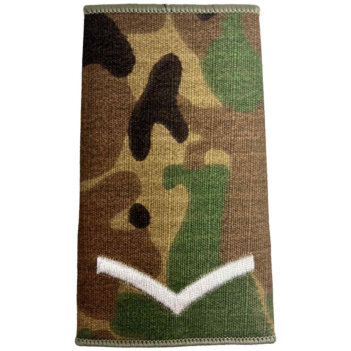 Multicam Rank Slides with Ivory Embroidery (Pair) - Image 7