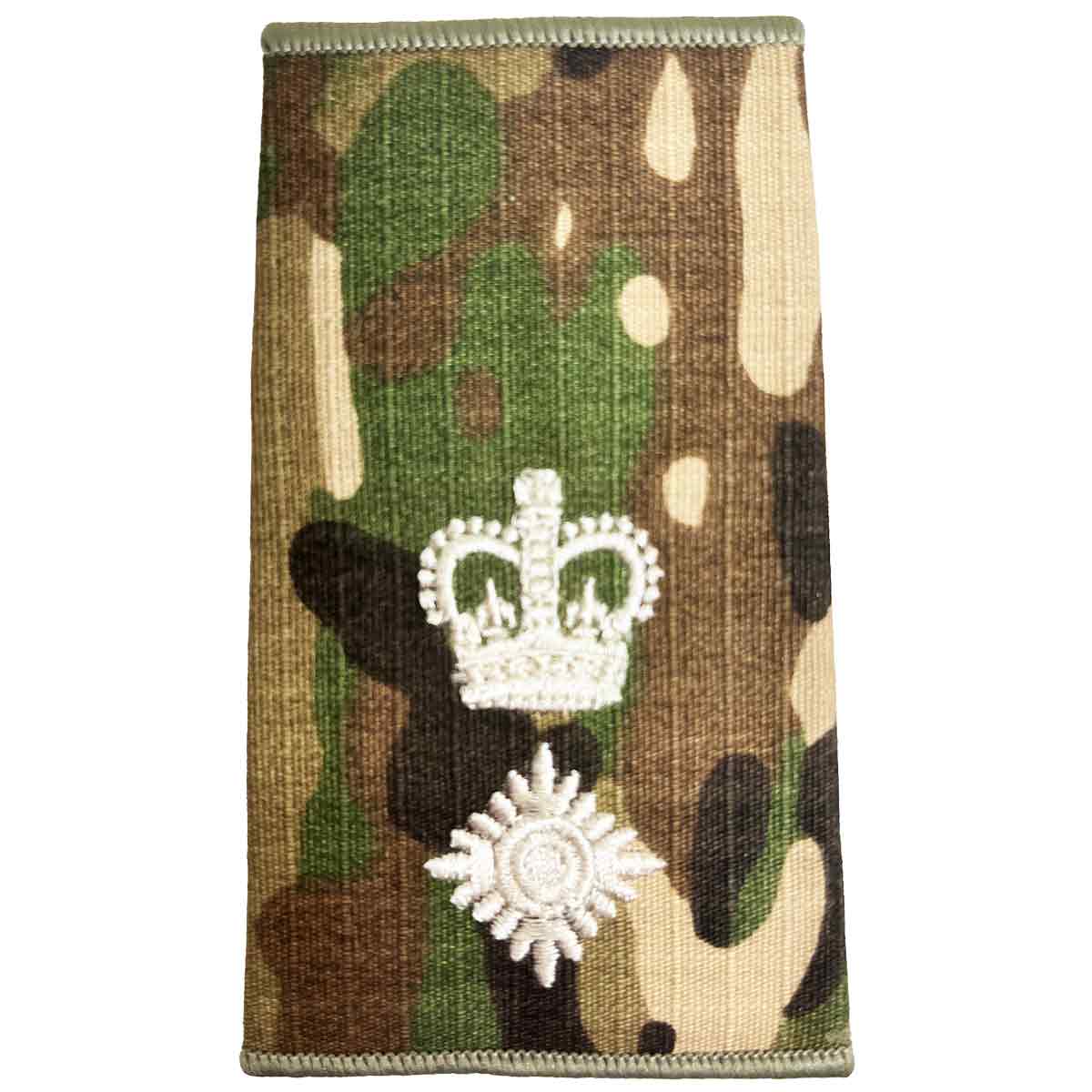 Multicam Rank Slides with Ivory Embroidery (Pair) - Image 8