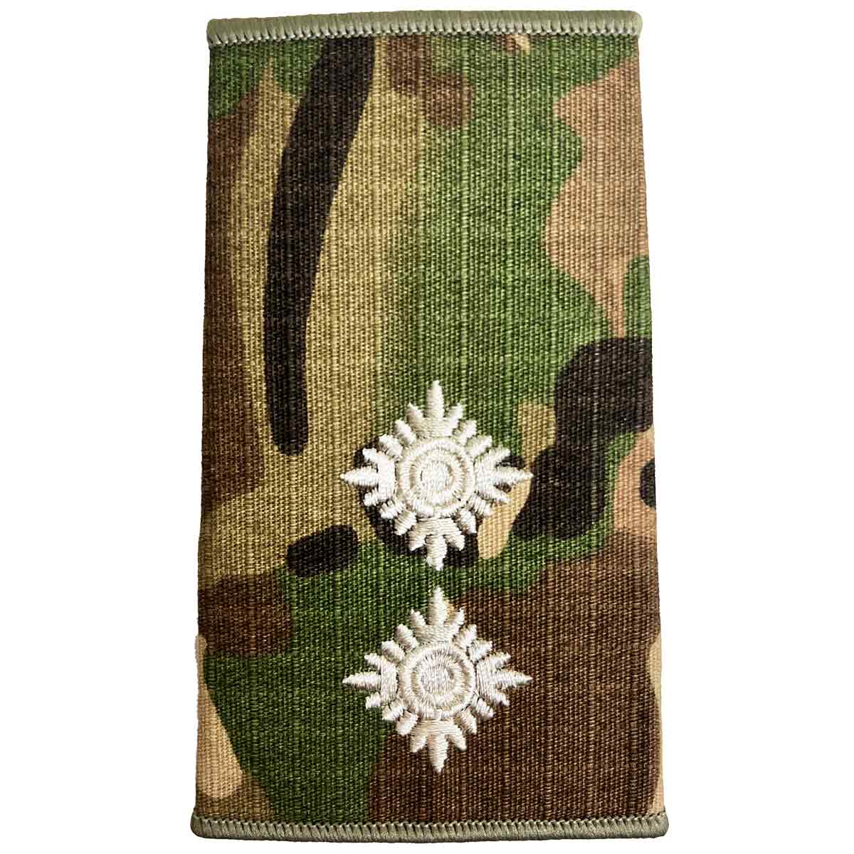 Multicam Rank Slides with Ivory Embroidery (Pair) - Image 9