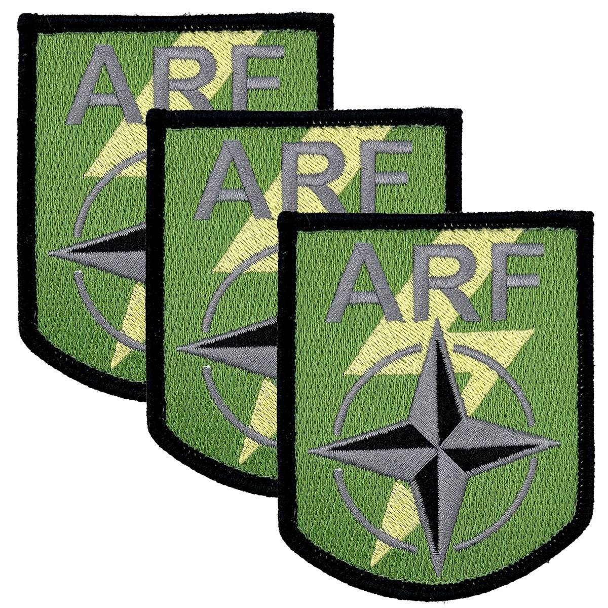 Nato Allied Reaction Forces (ARF) Hook & Loop TRF Badge