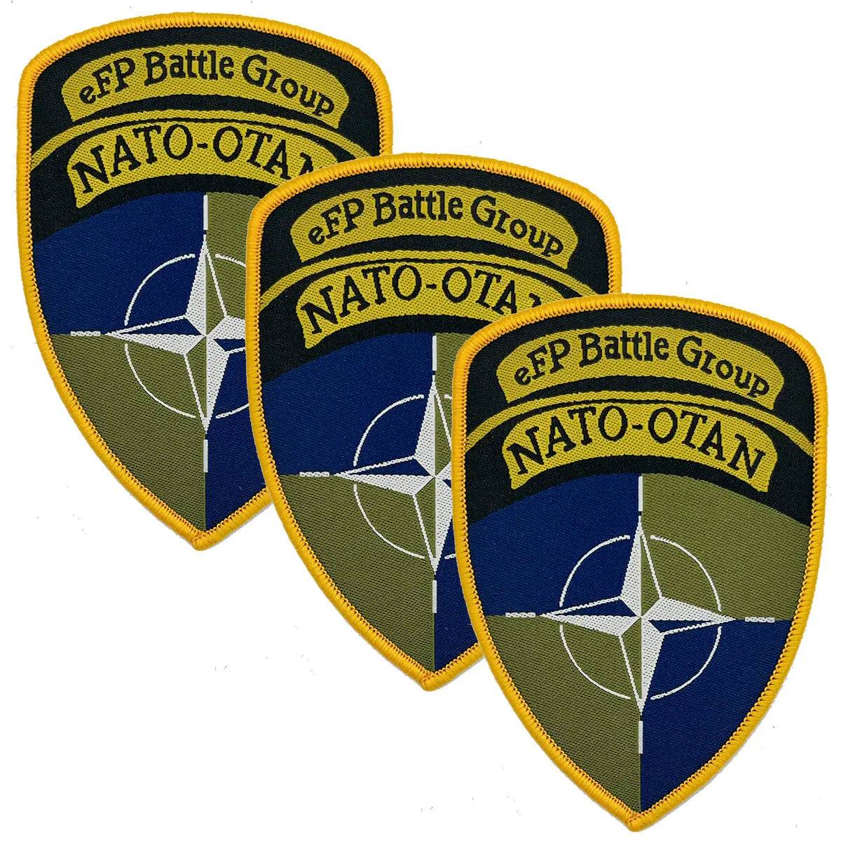 Nato eFP Battle Group Iron On TRF Flash