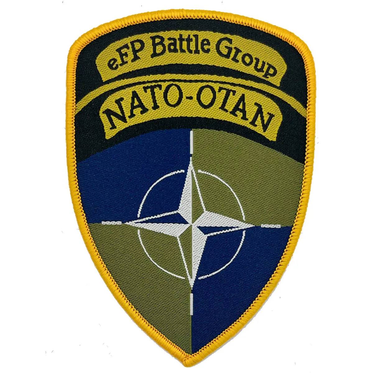 Nato eFP Battle Group Iron On TRF Flash - Image 3