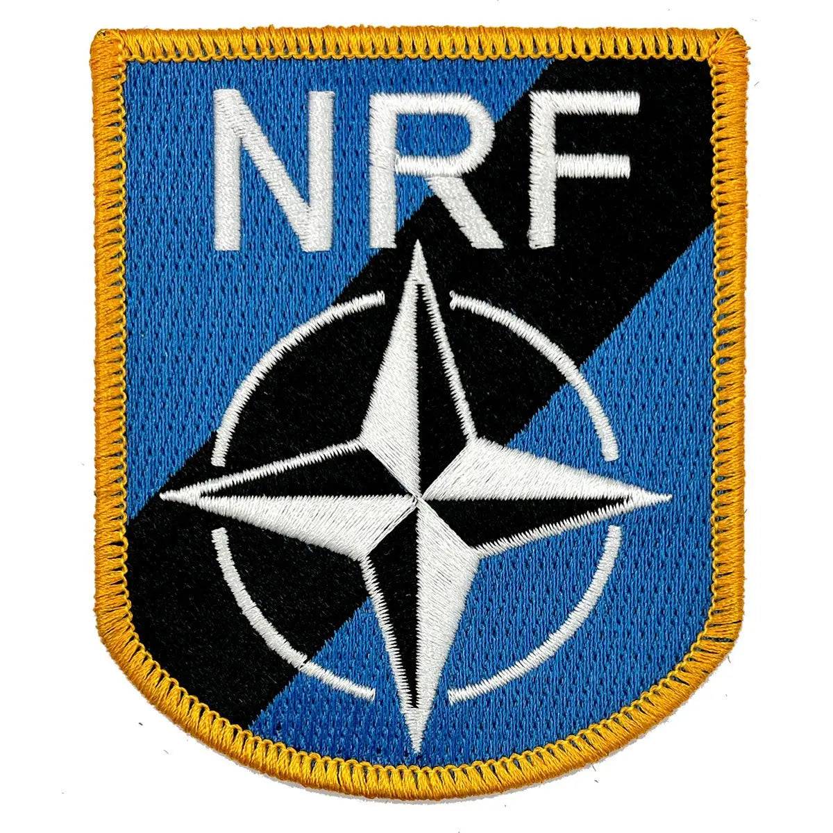 Nato Response Force NRF Blue Iron On TRF