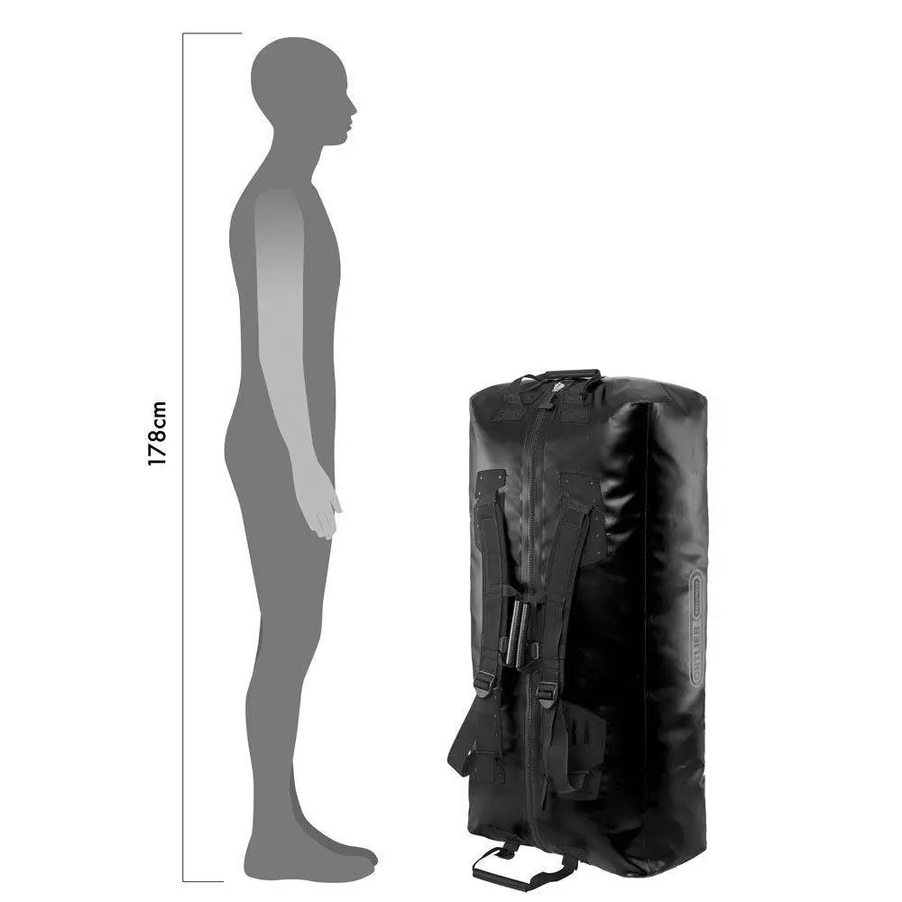 Ortlieb BigZip 140L Carry Bag Black - Image 9