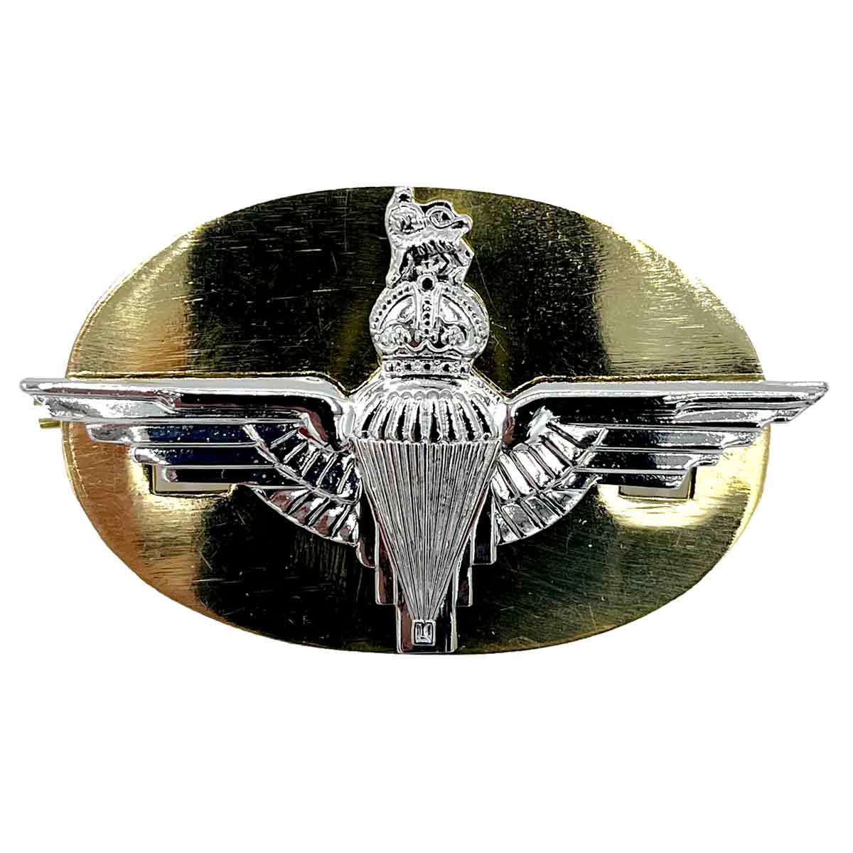 Parachute Regiment Beret Cap Badge with Kings Tudor Crown - Image 2