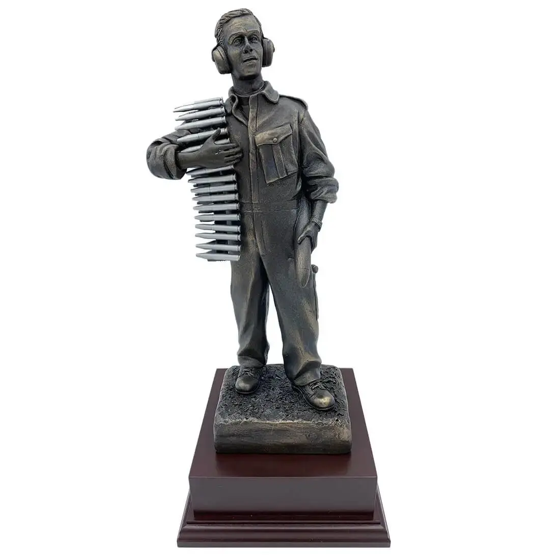 RAF Armourer Bronze Resin Figurine Statue