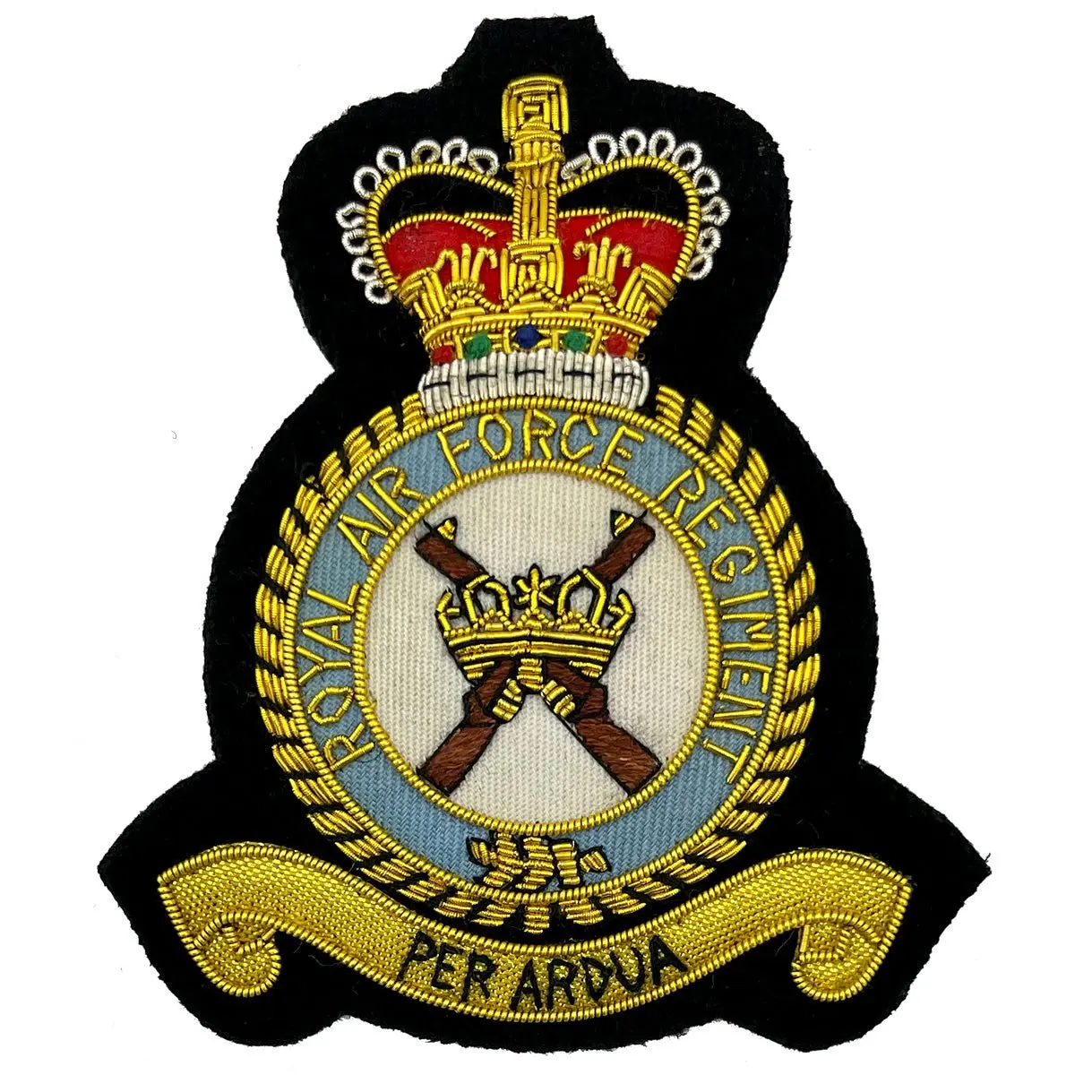 RAF Regiment Bullion Blazer Badge