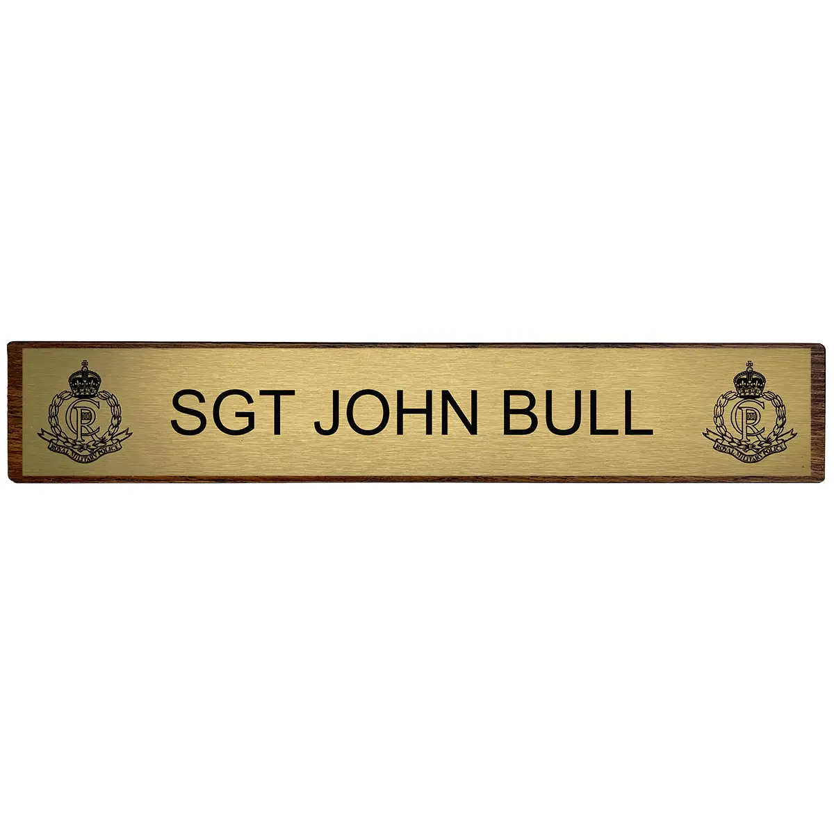 Regimental Desk Name Plate Wooden Block (Toblerone) - Image 11