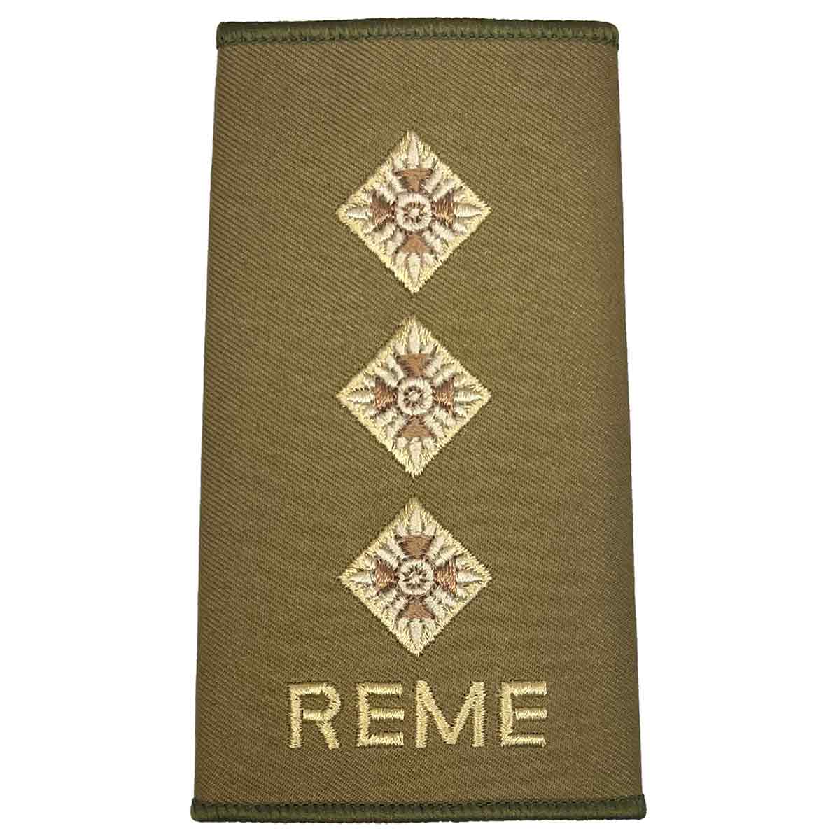 REME Olive Green Rank Slides (Pair) - Image 12