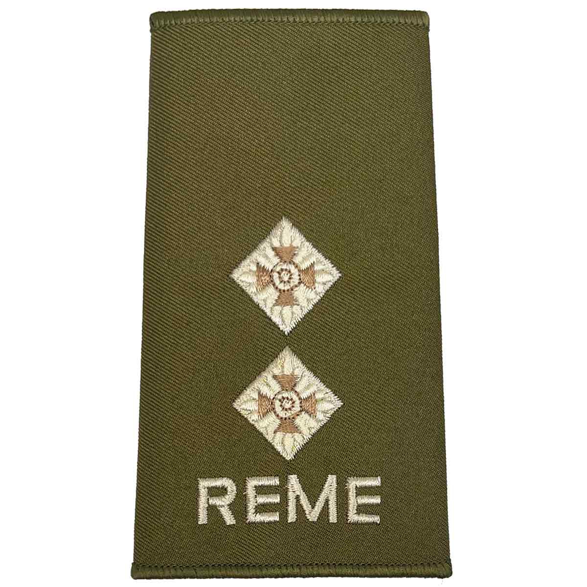 REME Olive Green Rank Slides (Pair) - Image 13