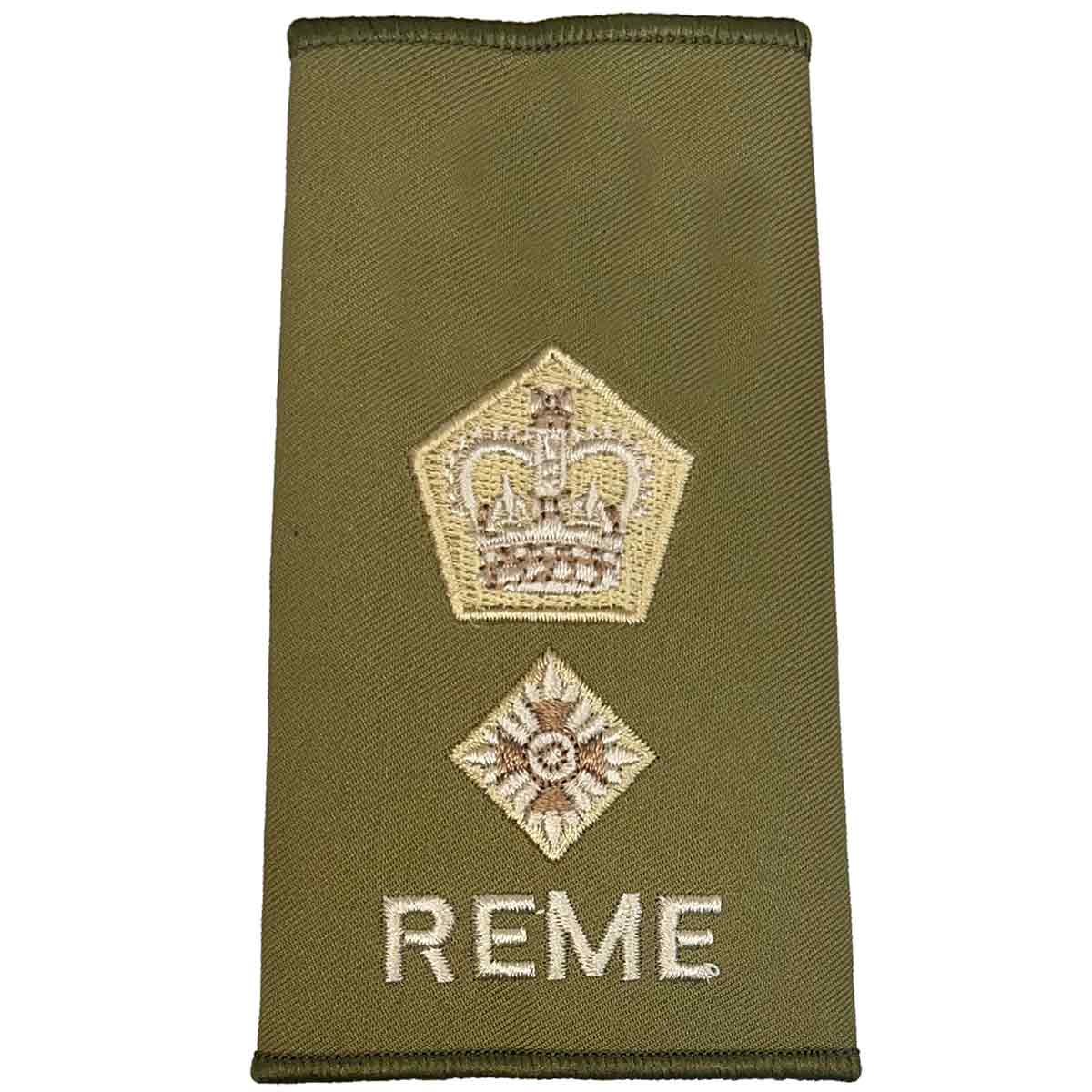 REME Olive Green Rank Slides (Pair) - Image 14