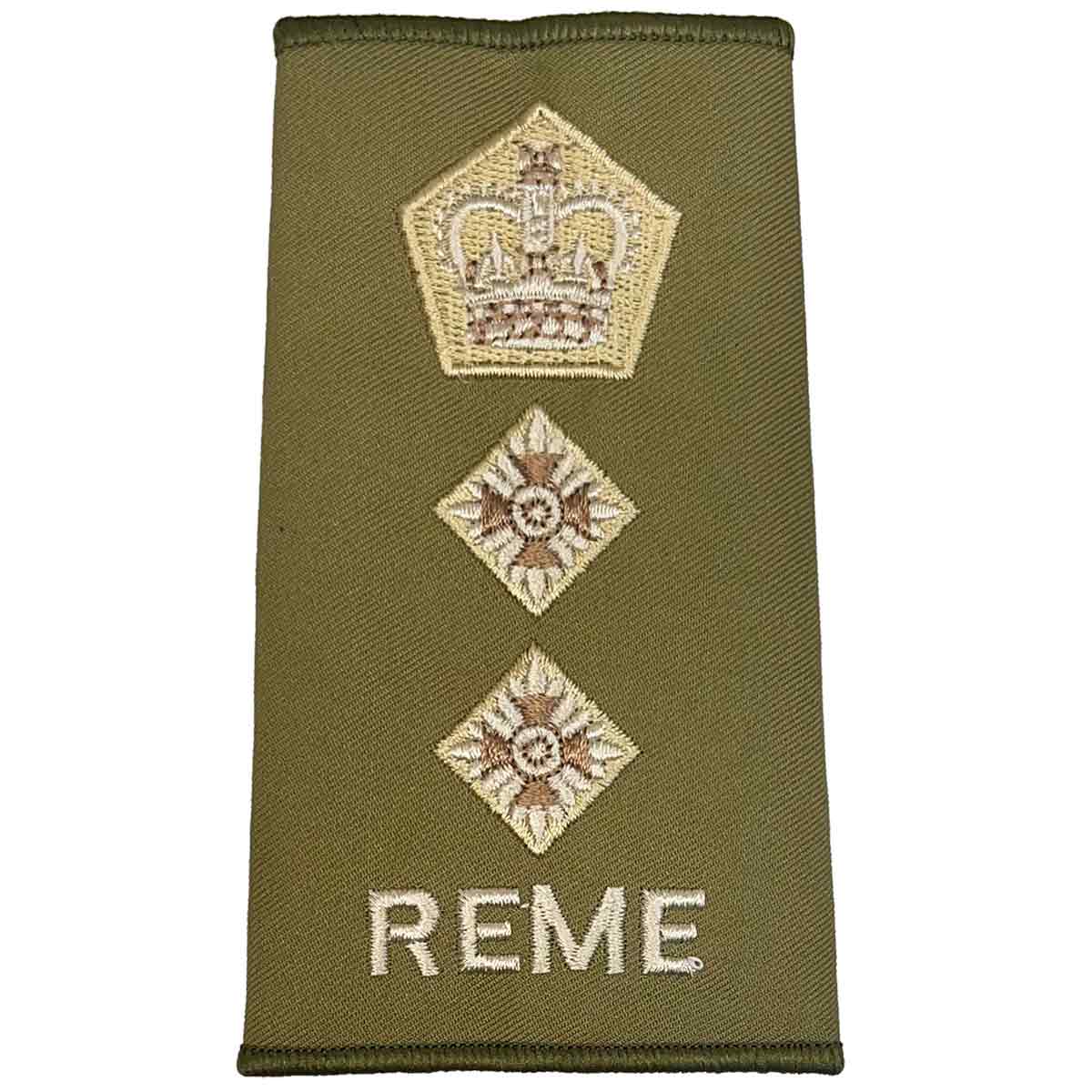 REME Olive Green Rank Slides (Pair) - Image 15