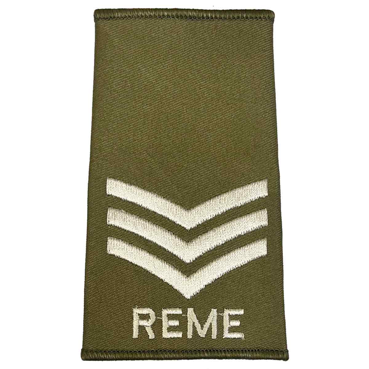 REME Olive Green Rank Slides (Pair) - Image 5