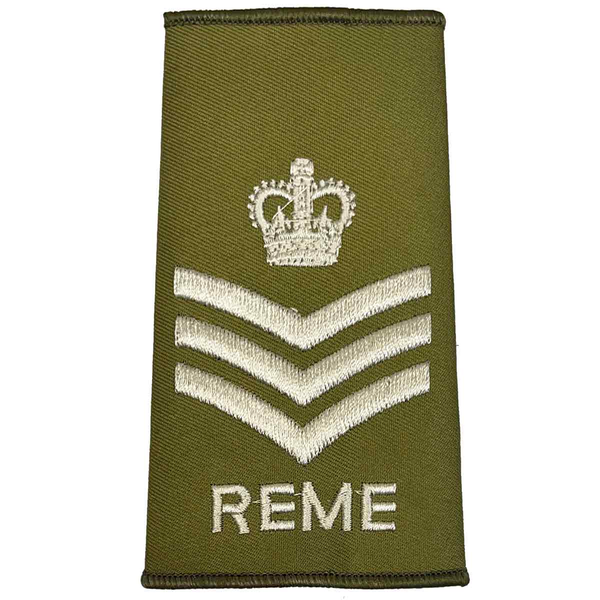REME Olive Green Rank Slides (Pair) - Image 6