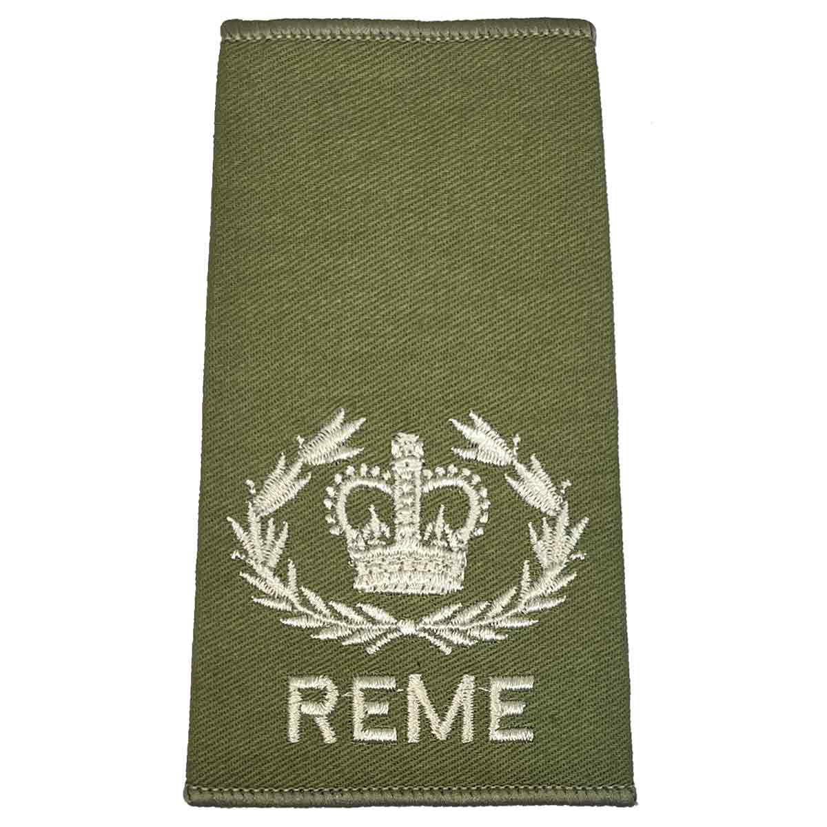 REME Olive Green Rank Slides (Pair) - Image 8