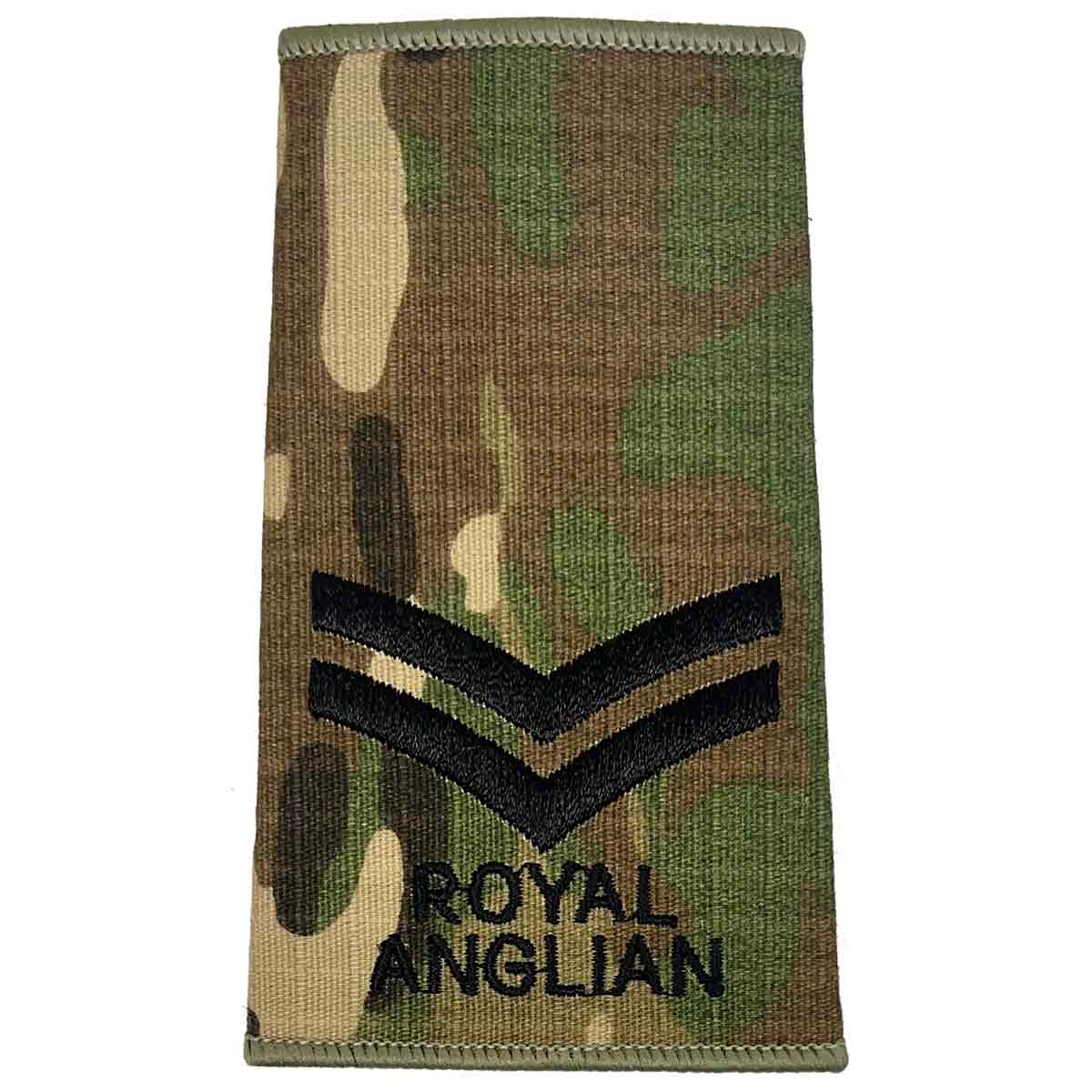 Royal Anglian Multicam Rank Slides (Pair) - Image 4