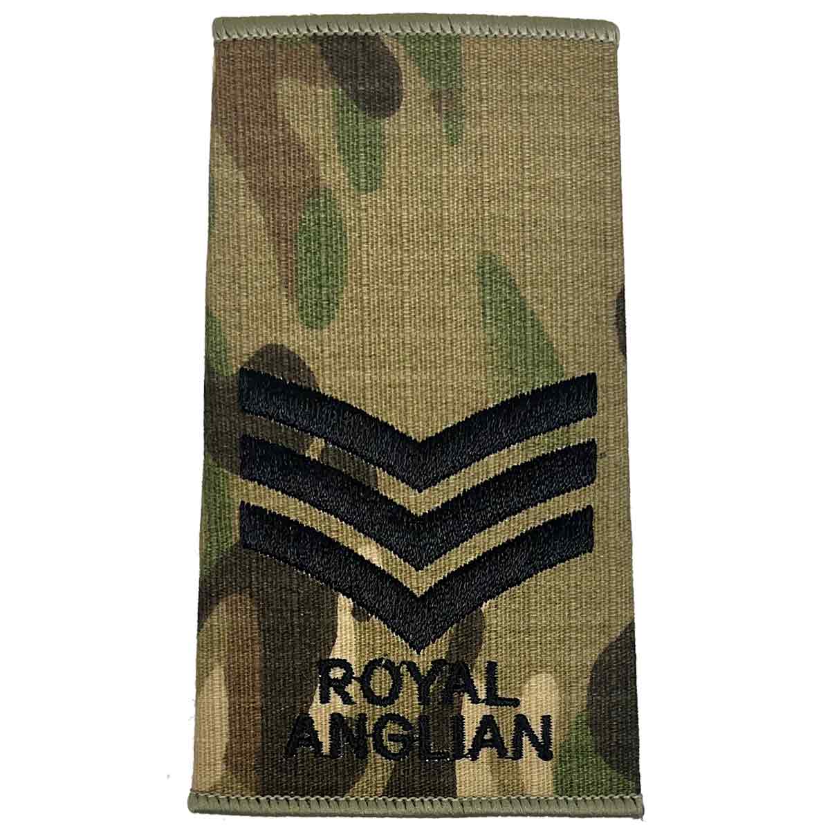 Royal Anglian Multicam Rank Slides (Pair) - Image 5