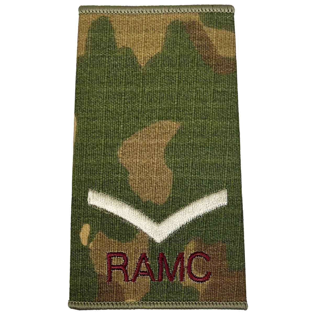Royal Army Medical Corps Multicam Rank Slides (Pair) - Image 3