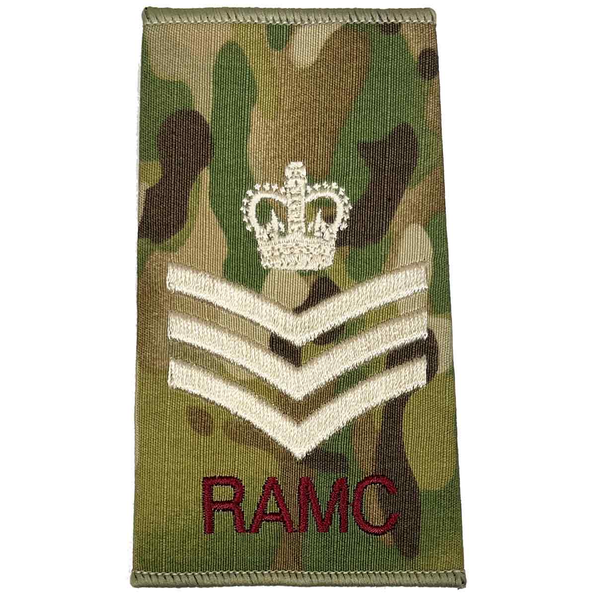 Royal Army Medical Corps Multicam Rank Slides (Pair) - Image 6