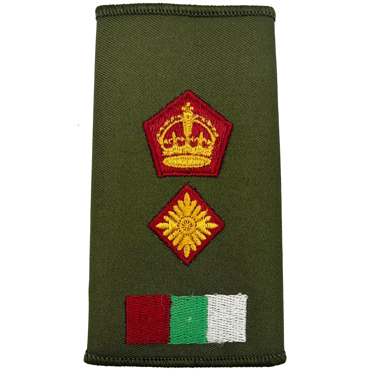 Royal Army Medical Services RAMS Olive Green Rank Slides - Image 12