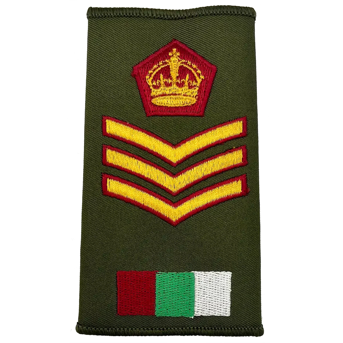 Royal Army Medical Services RAMS Olive Green Rank Slides - Image 5
