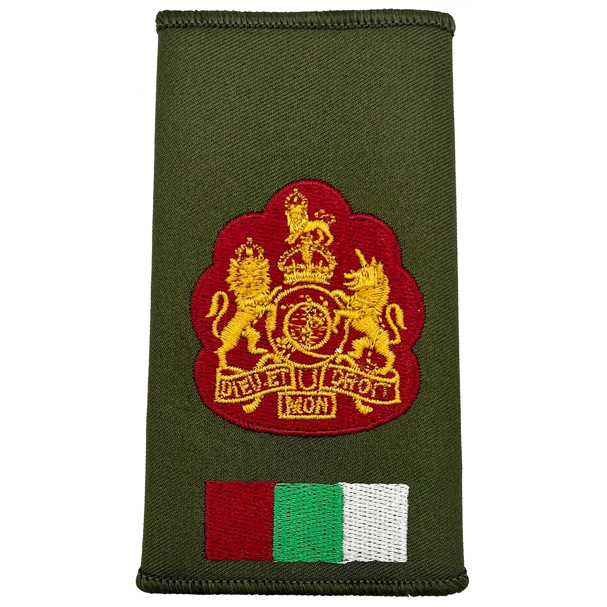 Royal Army Medical Services RAMS Olive Green Rank Slides - Image 7