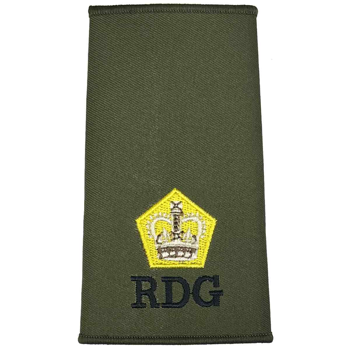 Royal Dragoon Guards Green Rank Slides (Pair) - Image 10