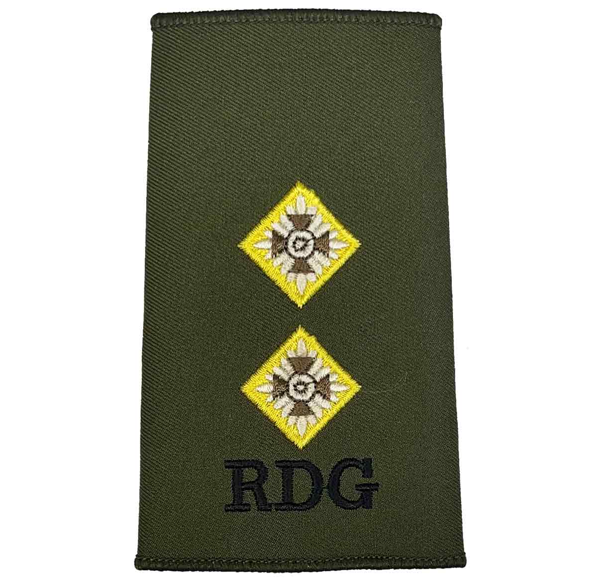 Royal Dragoon Guards Green Rank Slides (Pair) - Image 12