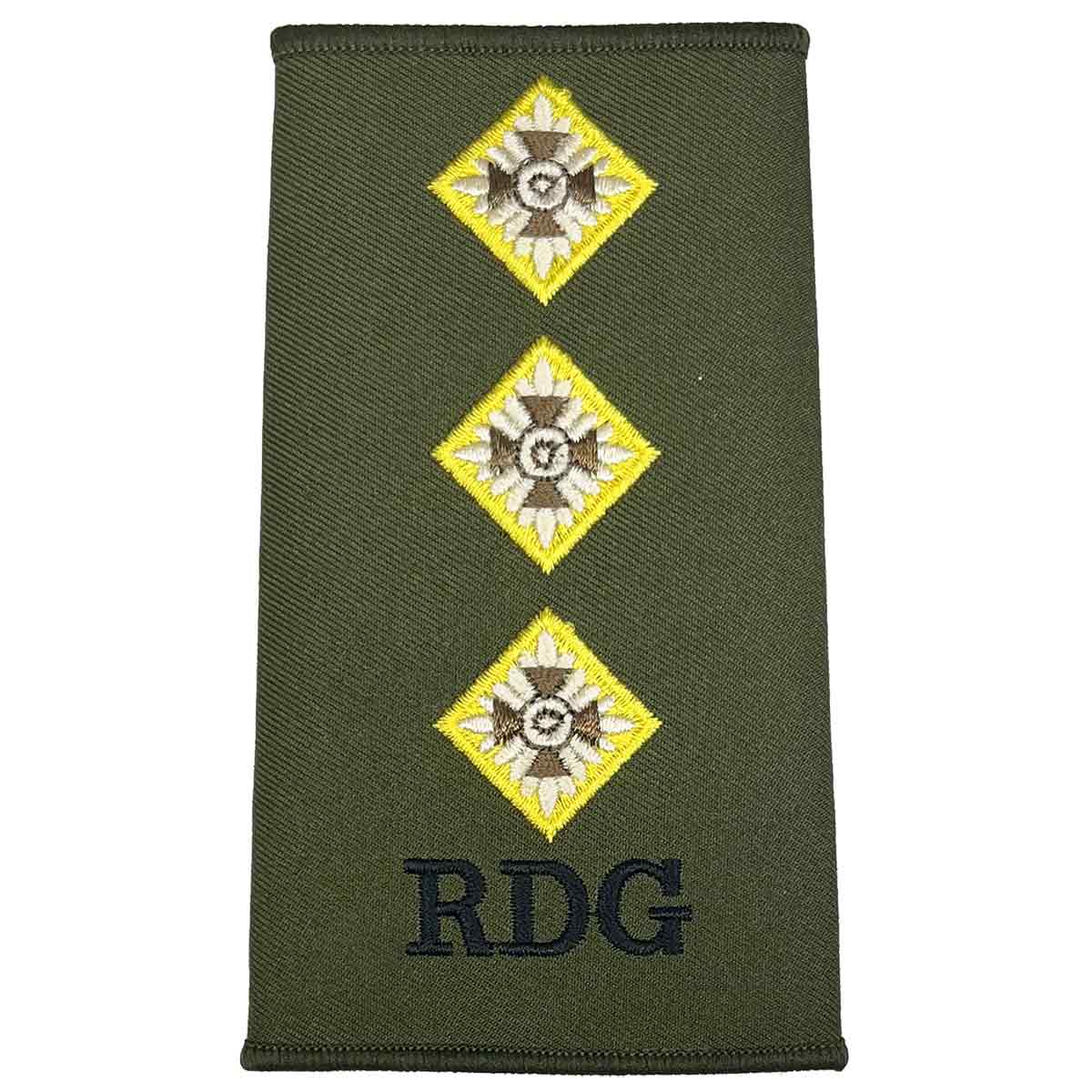 Royal Dragoon Guards Green Rank Slides (Pair) - Image 13