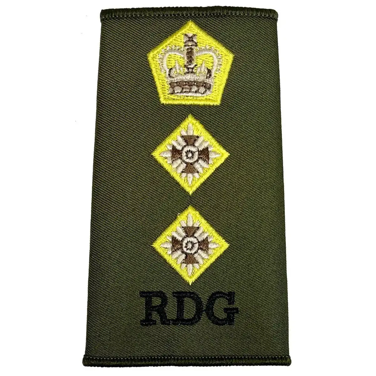 Royal Dragoon Guards Green Rank Slides (Pair) - Image 15