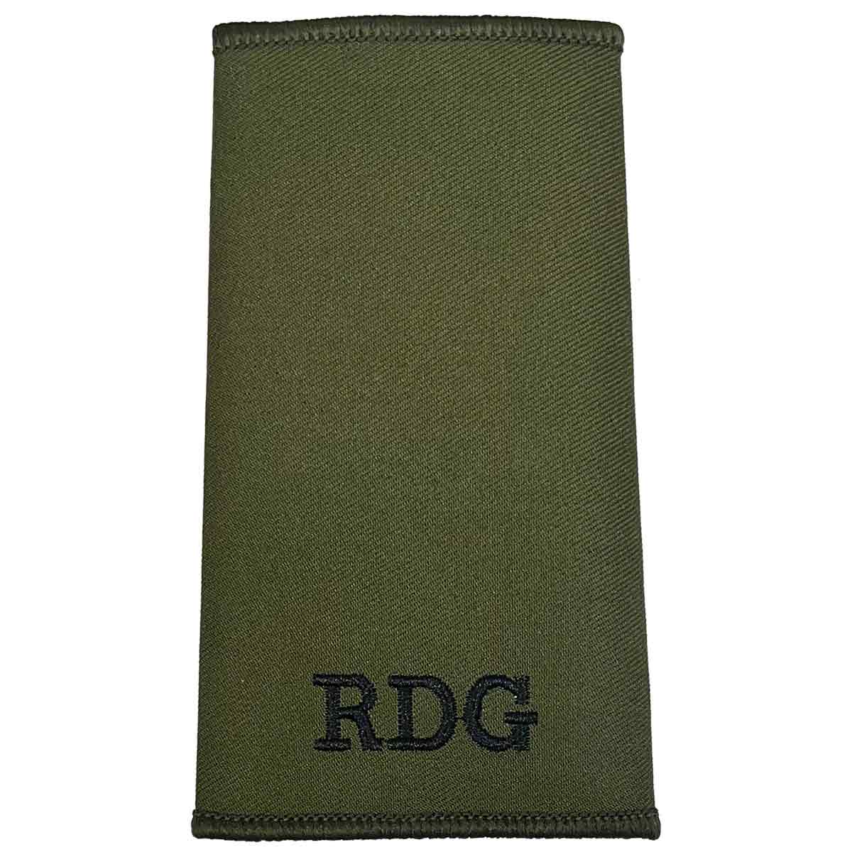 Royal Dragoon Guards Green Rank Slides (Pair) - Image 2