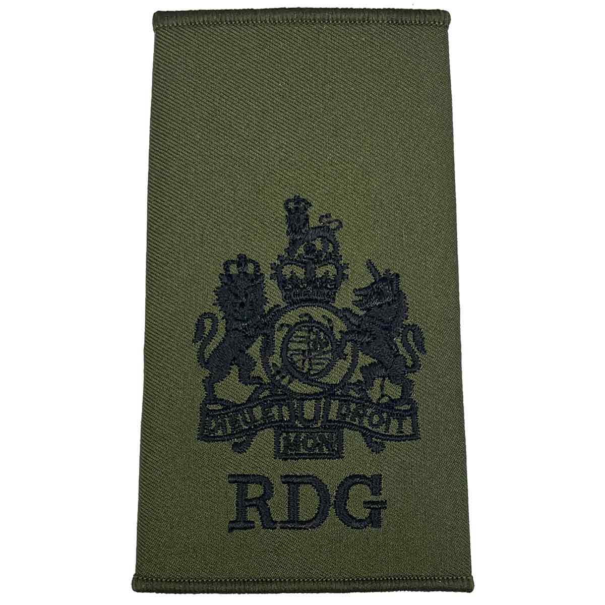 Royal Dragoon Guards Green Rank Slides (Pair) - Image 7
