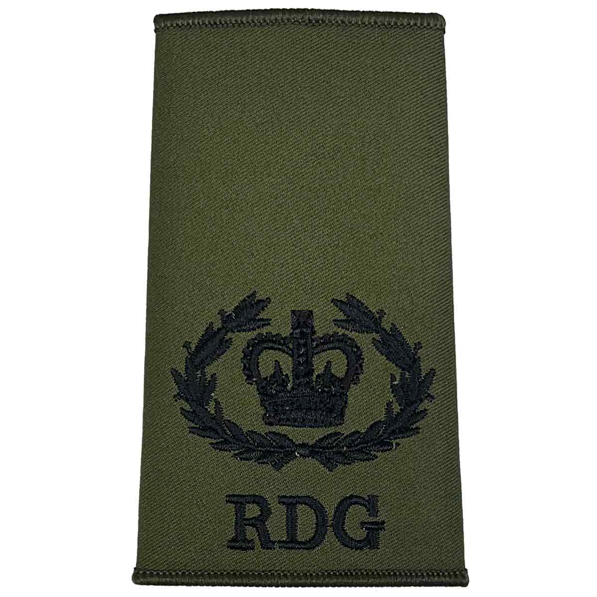 Royal Dragoon Guards Green Rank Slides (Pair) - Image 8